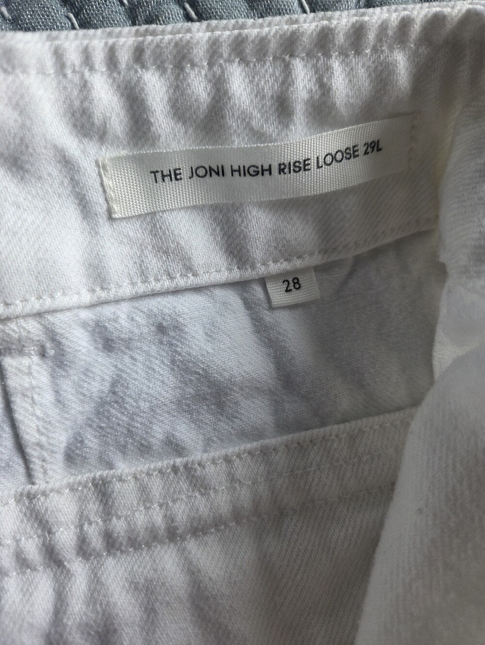 Aritizia Denim Forum The Joni High Rise Utility Jeans - White - 28 - Picture 11 of 12